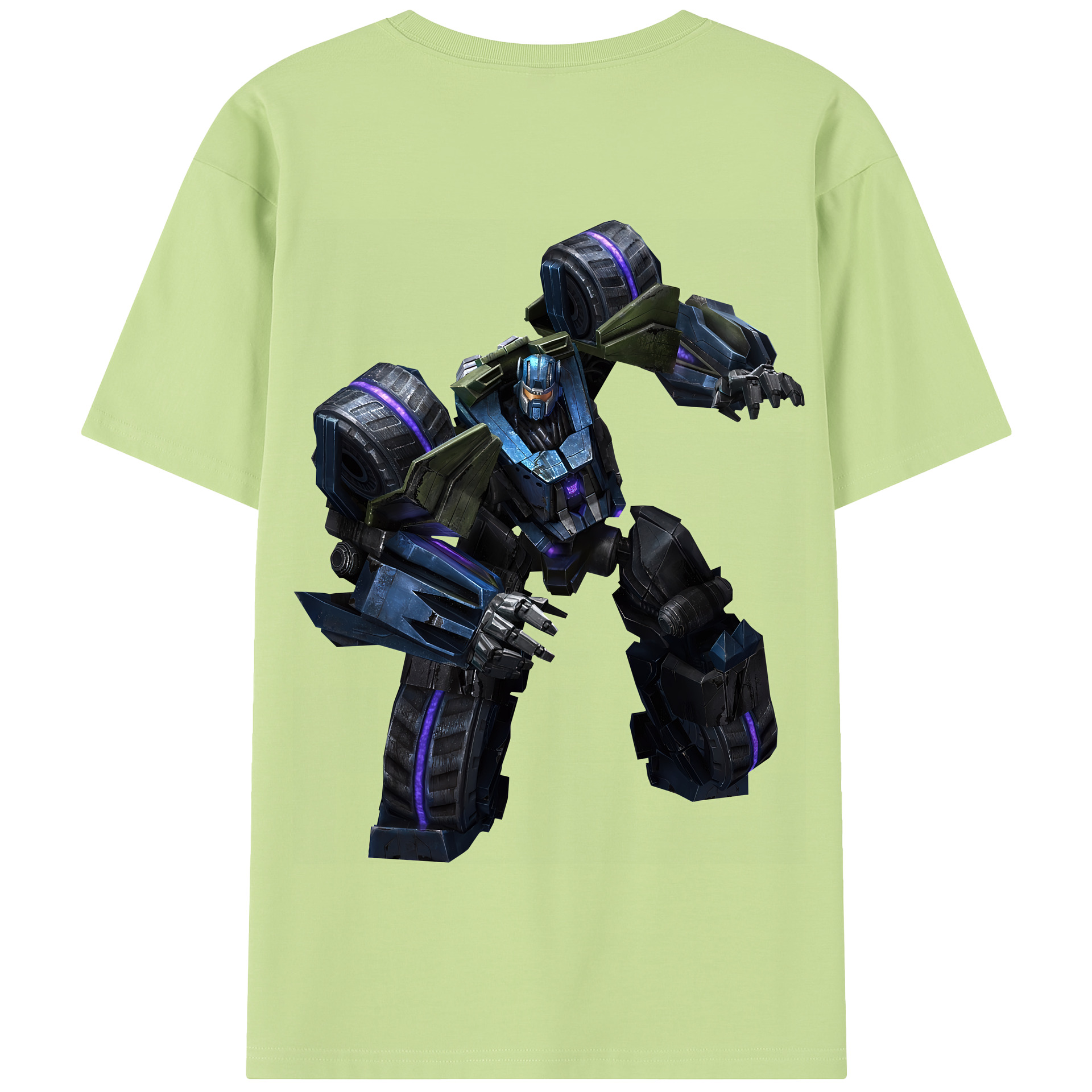 （画像用） Transformers トランスフォーマー 綿100％半袖Tシャツ（背面プリント）